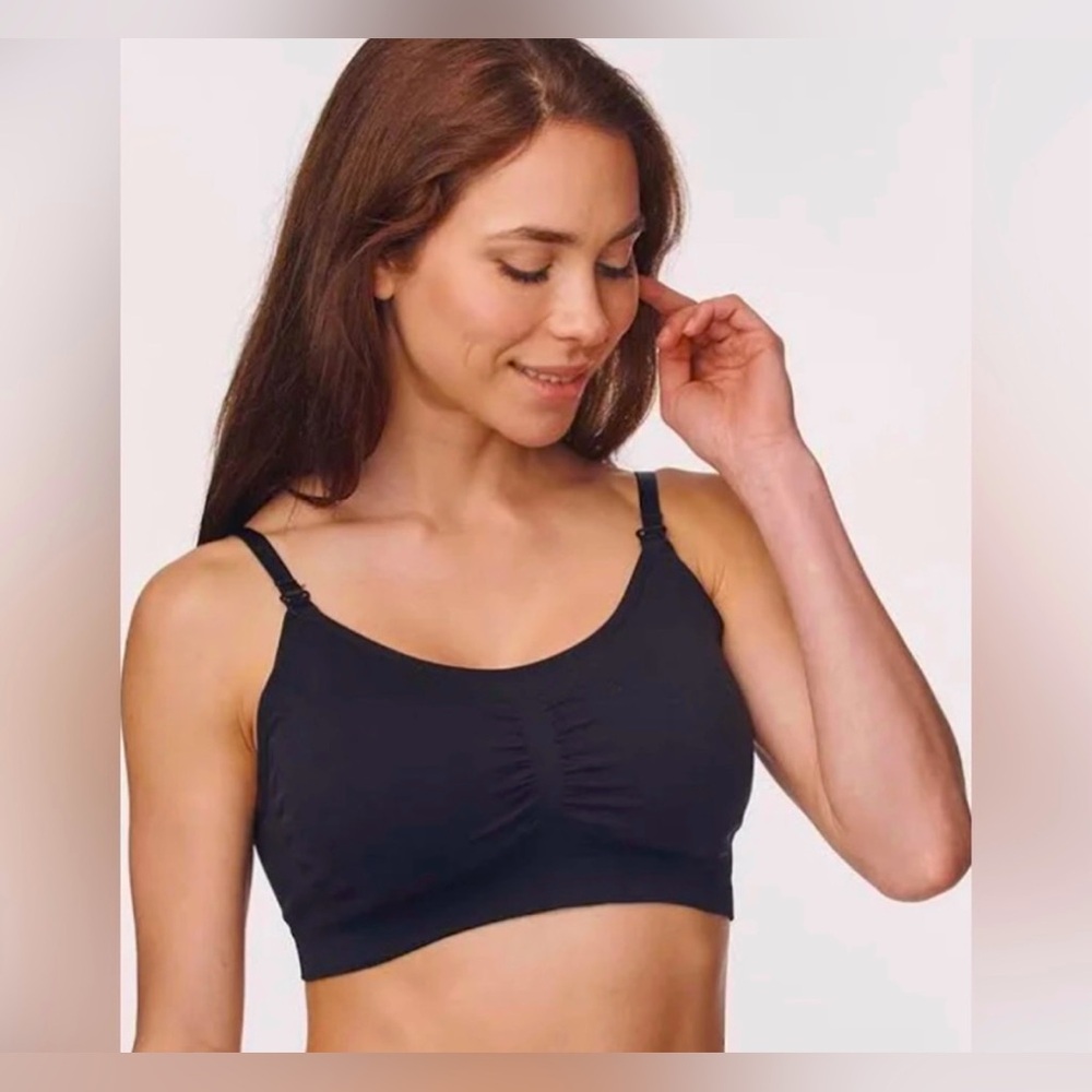 New Large Under Control Black Maternity Nursing Bra